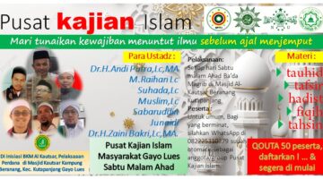 Dukung Kehadiran PUSAKA Islam di Gayo Lues, Wadah Kajian Ilmiah dan Dakwah Terpadu