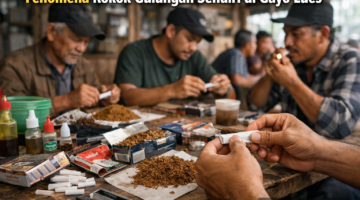 Ditengah Harga Rokok Melonjak, Rokok Gulungan Sendiri Merebak di Gayo Lues